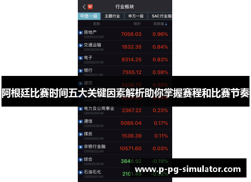 阿根廷比赛时间五大关键因素解析助你掌握赛程和比赛节奏
